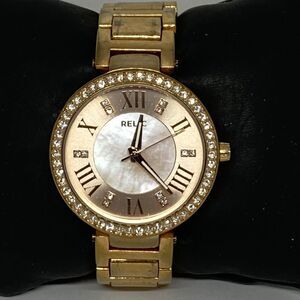 Relic ZR34308 Women's Stainless Steel Rose Gold Analog Dial Quartz Watch OL457